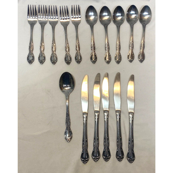 United Silver & Co Stainless Korea USI29 16 pieces - Picture 1 of 8